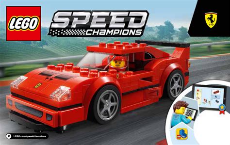 Handleiding Lego Set Speed Champions Ferrari F Competizione