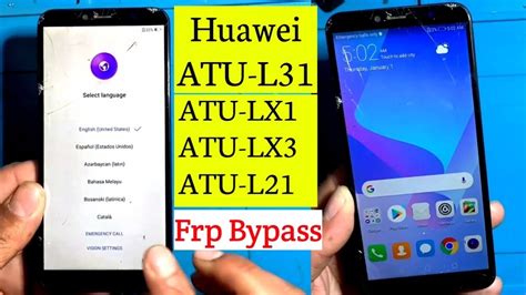 Huawei Y Prime Frp Bypass Atu L Atu L Atu Lx Atu Lx