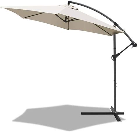 An Umbrella Is Shown On A Stand With The Shade Off It S Top Half