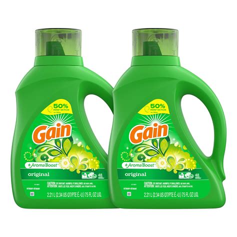 Gain Laundry Detergent Liquid Plus Aroma Boost Original Scent He