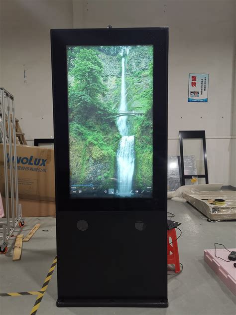 Floor Stand Single Sided Outdoor 55inch LCD IP65 Waterproof Outdoor