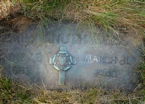 Emily Albertina Knuth Deiss Homenaje De Find A Grave