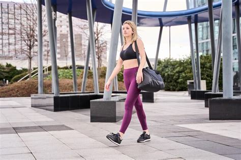 Premium Photo Latina Athlete Walking With A Backpack On Her Way To The Gym Urban Sport And