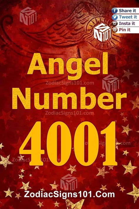 4001 Angel Number Spiritual Meaning And Significance - ZodiacSigns101