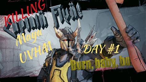 Killing Captain Flynt Borderlands 2 UVHM Day 1 YouTube