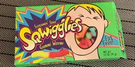 Sqwigglies Screamin Sour Gummi Worms 35 Oz Nutrition Information