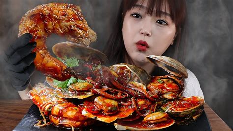 바다향가득 매콤한 해물찜 먹방🔥 Spicy Seafood Boil Mukbang Asmr Eating Sounds