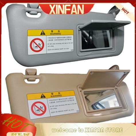 Xinfan Car Interior Sun Visor For Toyota Altis Sunvisor With Mirror