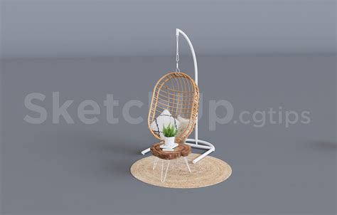 10008. Free Sketchup Chair Model Download