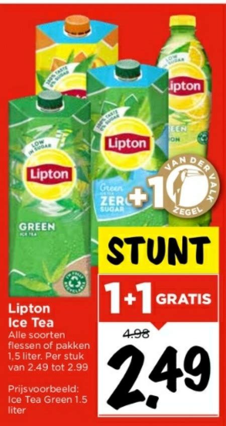 Lipton Ice Tea Folder Aanbieding Bij Vomar Details