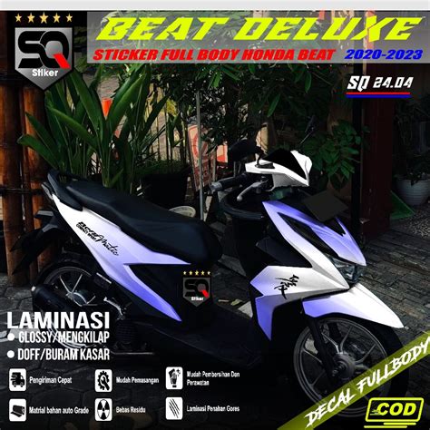 Jual COD Decal Stiker BEAT DELUXE NEW Full Body Terbaru Sticker