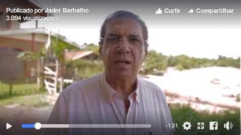 Jader Barbalho A Bela Orla De Mosqueiro Est Lamentavelmente