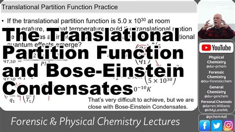 4449 L2 Translational Partition Function And The Bose Einstein