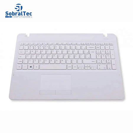 Teclado Para Notebook Samsung Expert X41 NP300E5K Top Cover Branco