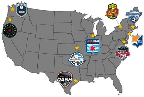 Mls Soccer Teams Map