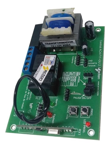 Placa El Tr Nica Para Motor De Port O Garen Seg Unisystem R