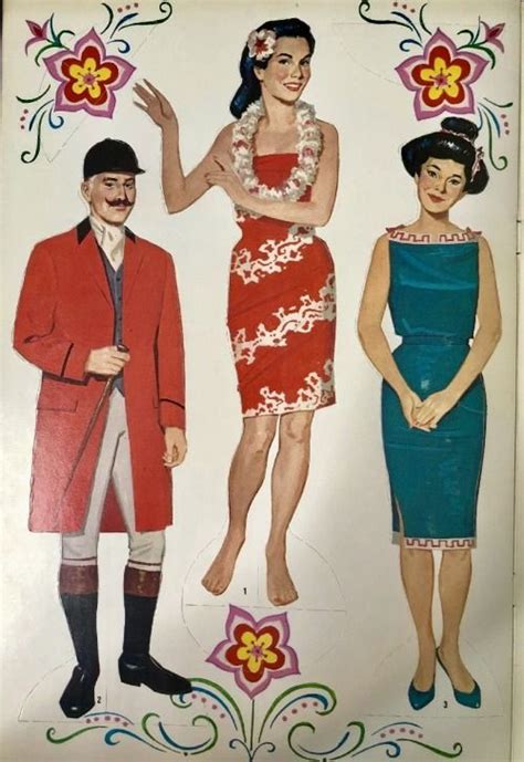 Paper Dolls As Fashion History Mu Ecas Recortables Vestidos De