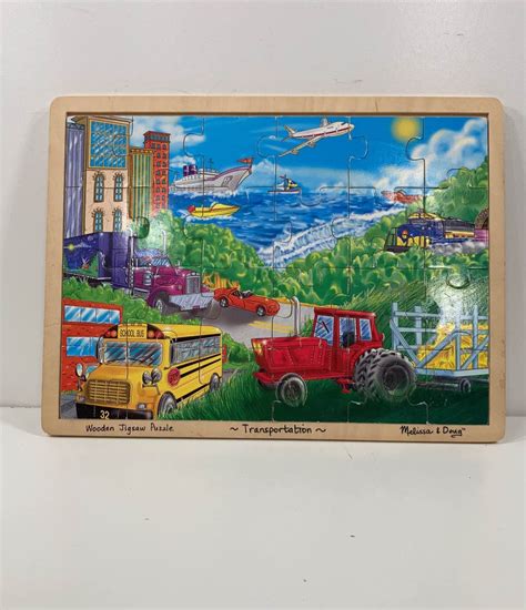 Melissa And Doug 24 Piece Wooden Jigsaw Puzzle