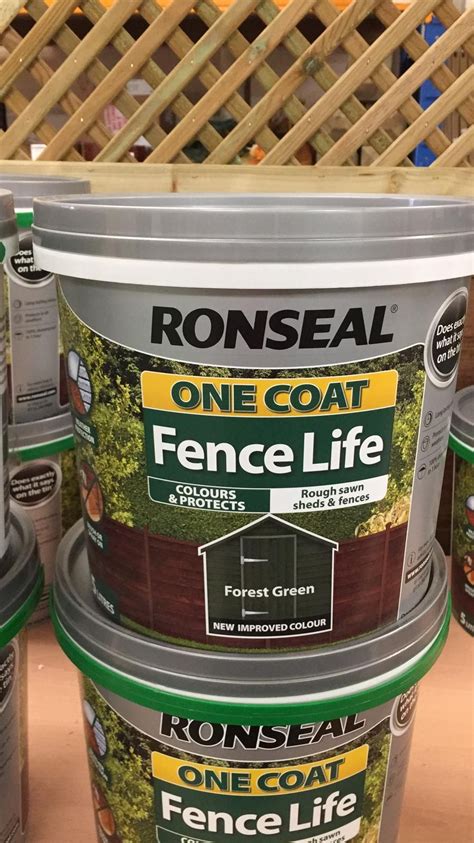 Ronseal Forest Green Fence Paint 5L