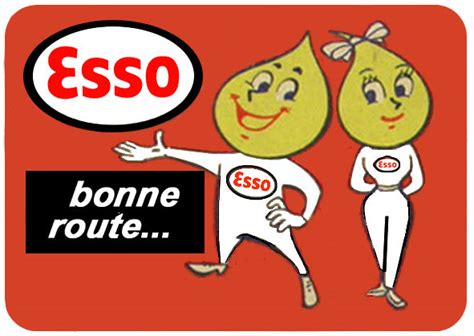 Affiche Publicitaire Esso