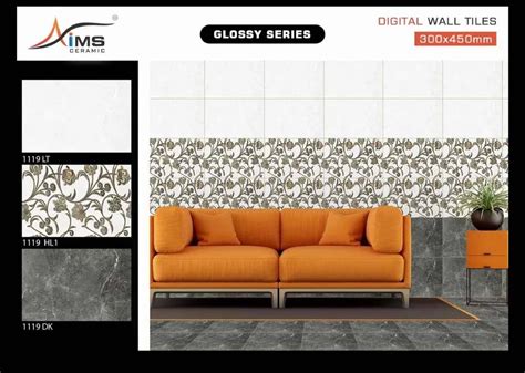 Glossy Ceramic Wall Tiles Size X Inch Thickness Mm At Rs