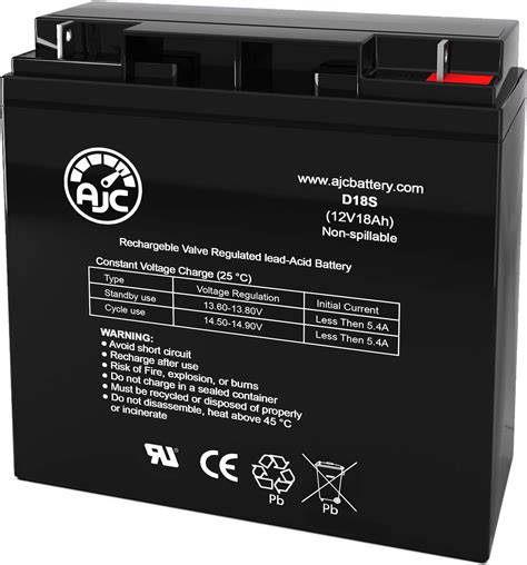 Amazon AJC Battery Compatible With Leoch DJW12 7 0 12V 7Ah Sealed