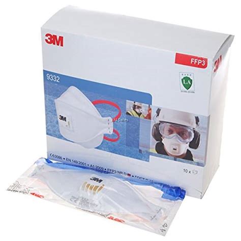 3m 9332 Aura P3 Disposable Respirator With Valve