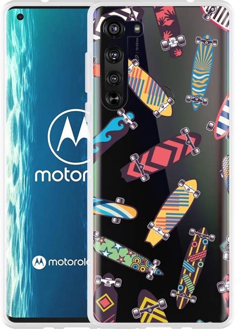 Motorola Edge Hoesje Skateboards Bol