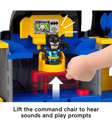 Fisher-Price Little People DC Super Friends Batcave, Batman playset wi ...