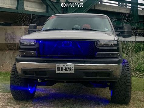 2002 Chevrolet Silverado 1500 With 22x12 51 Vision Spyder And 35 12