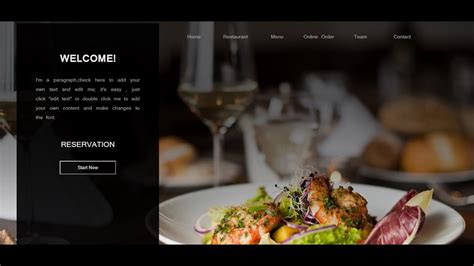 How To Make A Awesome Website For A Restaurant Using HTML CSS YouTube