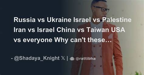 Russia Vs Ukraine Israel Vs Palestine Iran Vs Israel China Vs Taiwan