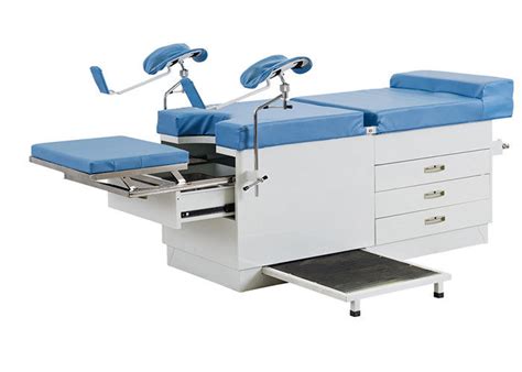 Powder Coated Steel Gynecological Portable Examination Couch Hospital