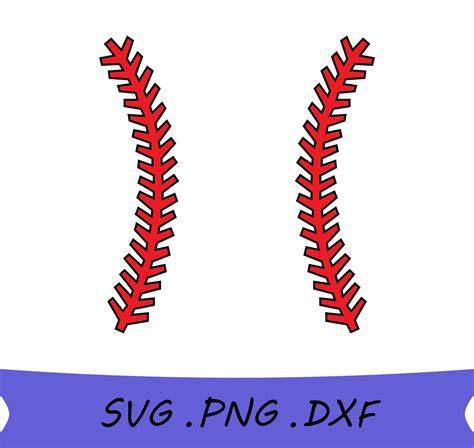 Baseball Stitches Svg Softball Stiches Svg Baseball Laces Etsy