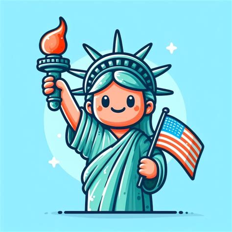 Independence Eua Emblematic Memories Vector Premium Ai Generated Vector