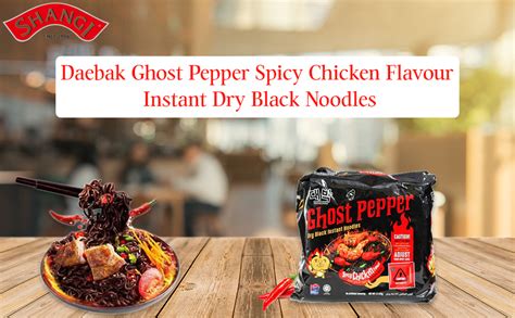 Daebak Ghost Pepper Korean Instant Noodles Spicy Chicken Flavour