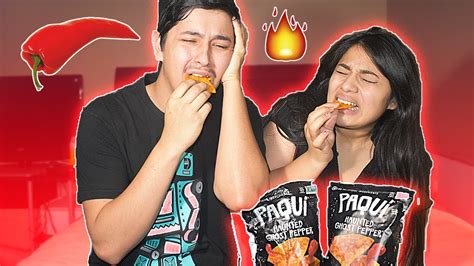 Ghost Pepper Chip Challenge Extremely Hot Youtube