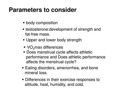 Ppt Physiological Differences By Sex With Exercise Powerpoint