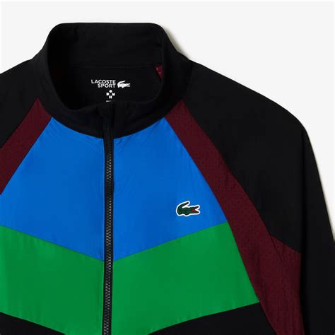 Lacoste Sport Erkek Regular Fit Uzun Kollu Renk Bloklu Siyah Eşofman