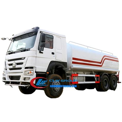 6X4 Sinotruk Howo 5000 Gallons Water Tanker For Sale Colombia