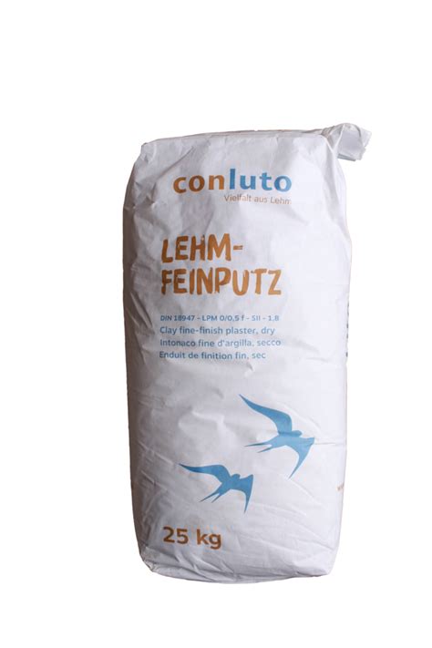 Conluto Lehm Feinputz Trocken Kg Sehestedter Naturfarben