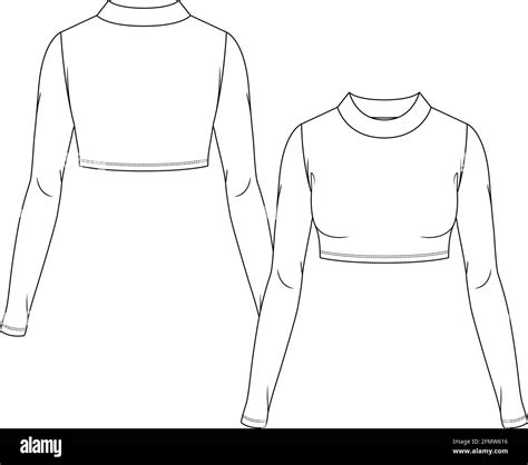 Crop Top Long Sleeve Holly Pdf Sewing Pattern Sizes 34 52 Canada