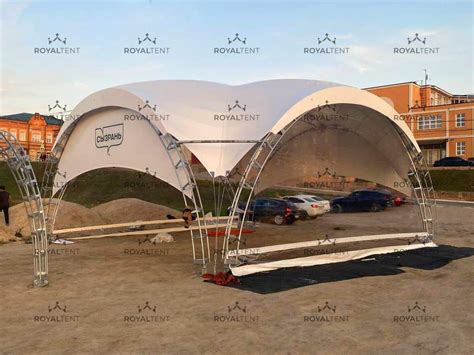 Купить арочный шатер ARCH DUNE RT100/10 до 50 человек квадрат, тент 10 ...