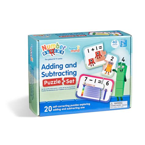 Numberblocks Adding And Subtracting Puzzle Set Hand 2 Mind Playwell Canada Toy Distributor