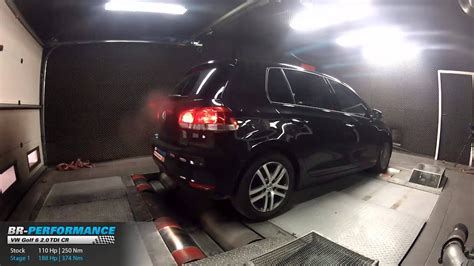 Reprogrammation Moteur VW Golf 6 2 0 TDI CR 110hp 188hp Par BR