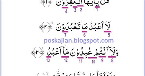 Detail Surat Al Kafirun Dan Tajwidnya Koleksi Nomer 17