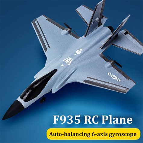 JIKEFUN 4CH Rc Plane F35 F22 Fighter 2 4G EPP RC Airplane Wingspan