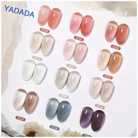 Yadada Nude Gel Polish Neutral Nail Polish For Nail Art And Soak Off Uv Led Ml Oz