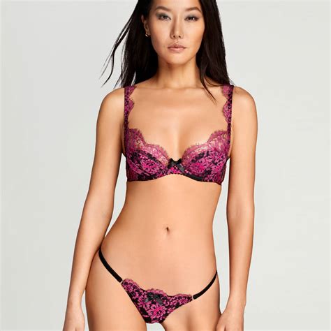 Agent Provocateur Ensemble Lingerie Pi Ces Carline Hot Pink Black