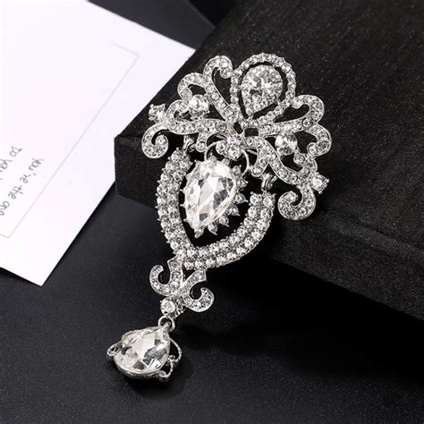 YHAIOGS Women Brooches Bulk Set Rhinestone Crystal Vintage Butterfly